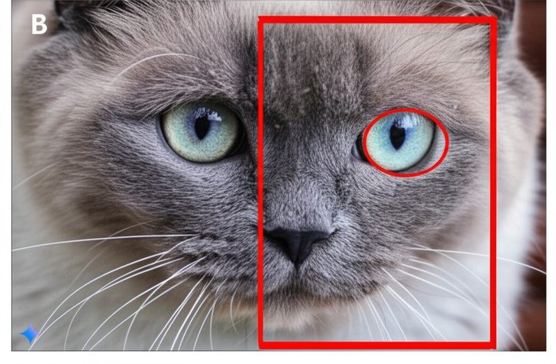 Confusion matrix showing precision and recall
